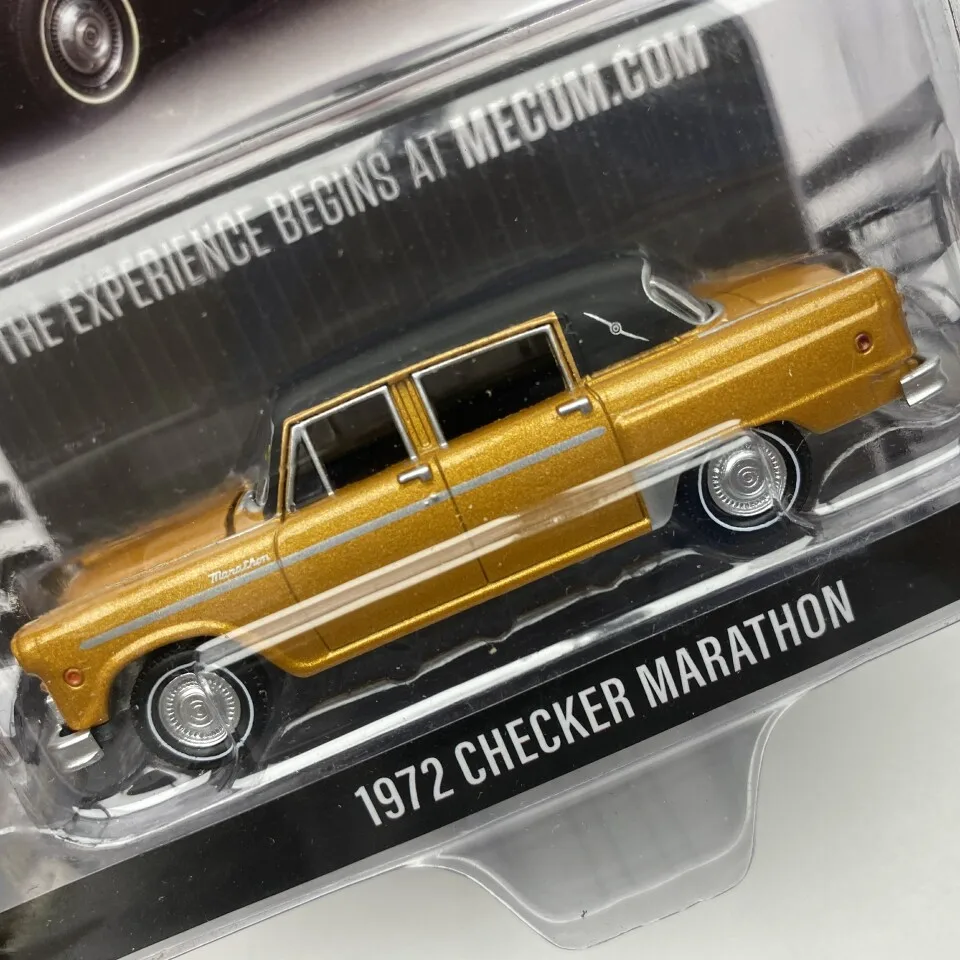 GreenLight 1:64 1972 Checker marathon taxi Alloy модель автомобиля металлические игрушки для детей