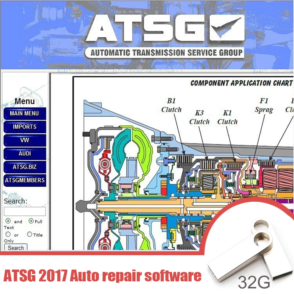 Горячая Распродажа ATSG 2017 программное обеспечение для ремонта автомобилей