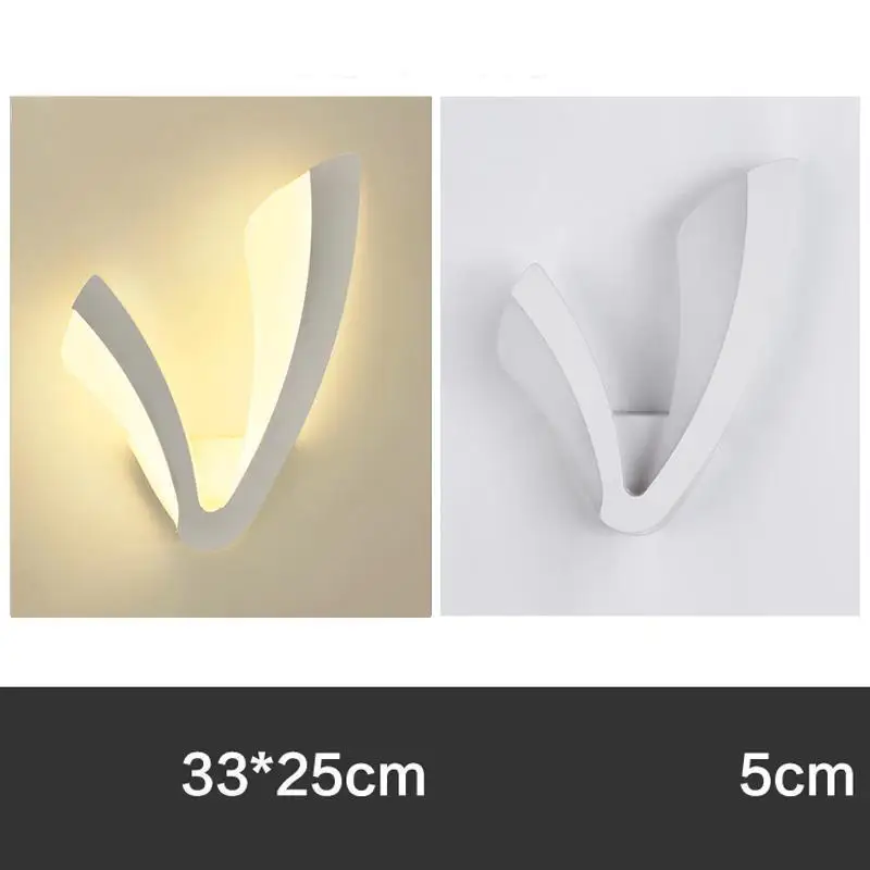 Светодиодная настенная лампа для ванной комнаты настенное бра белая внутреннего