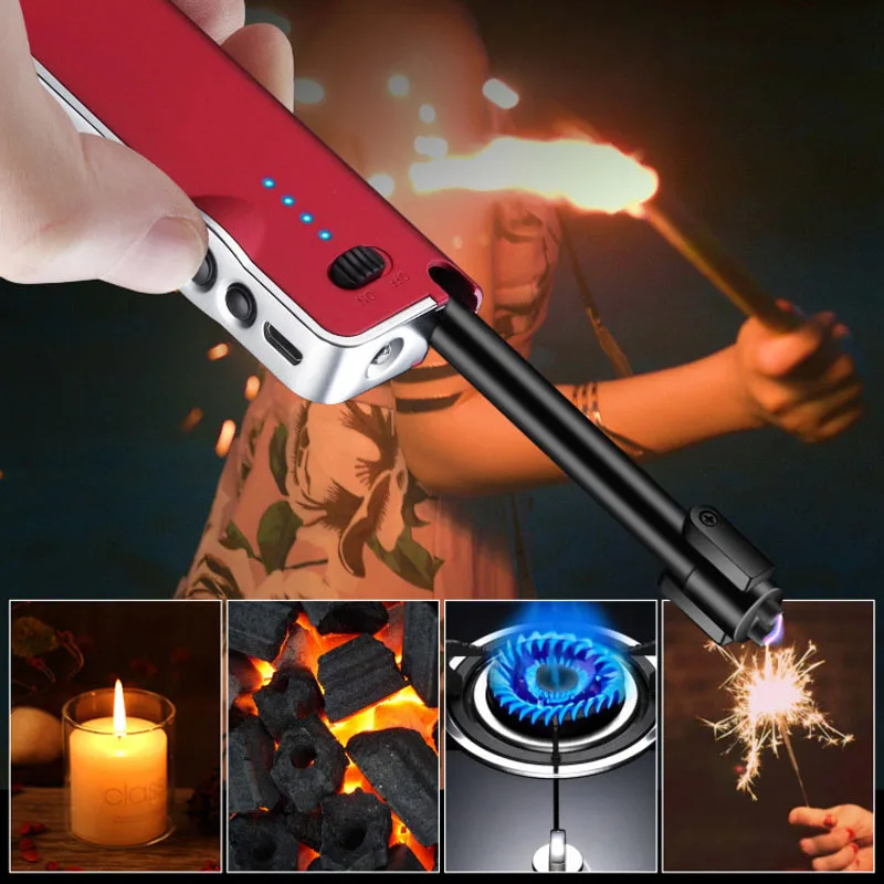 Новая электронная сигарета зажигалка зарядка через USB дуговая Зажигалка
