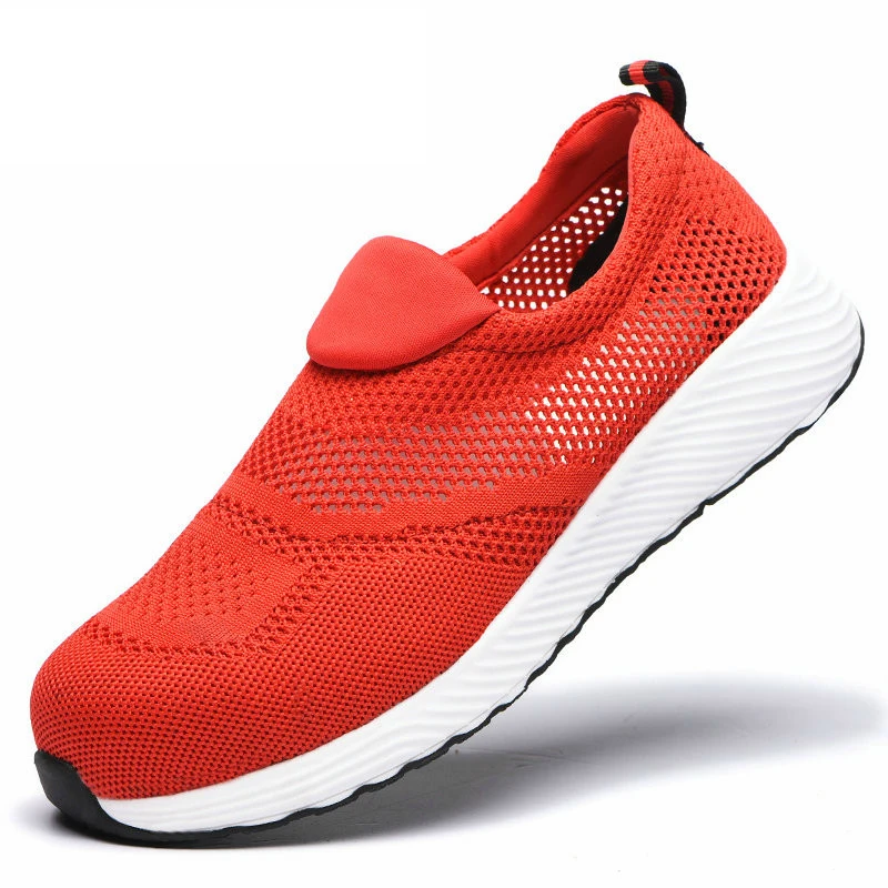 Men's Breathable Steel Toe Cap Working Safety Shoes Security Boots Flats Platform Summer Builder Sandals|Защитная обувь| |