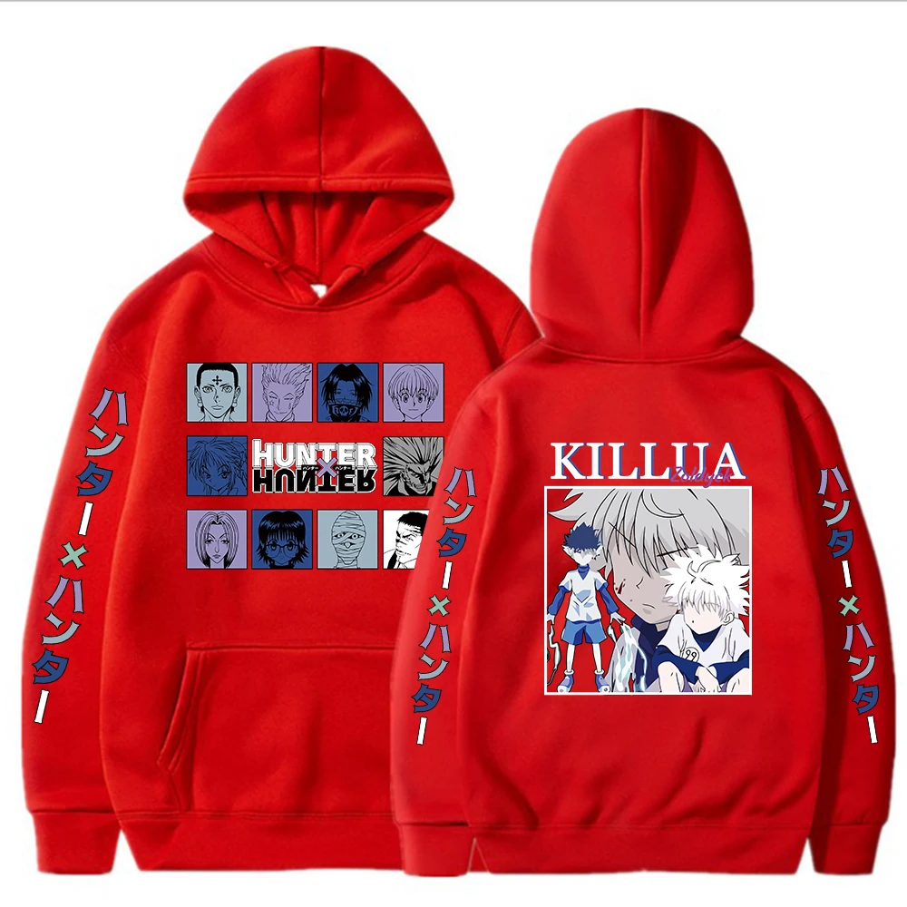 Anime Hunter X Printed Men Women Hoodie Harajuku Sweatshirts hip hop loose pullover Tops Clothes | Мужская одежда