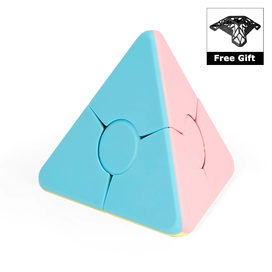 

MoYu Triangle Pyramid Puzzle Magic Cubes Educational Magico Puzzle Cube Gift kids toys for Children with Bracket