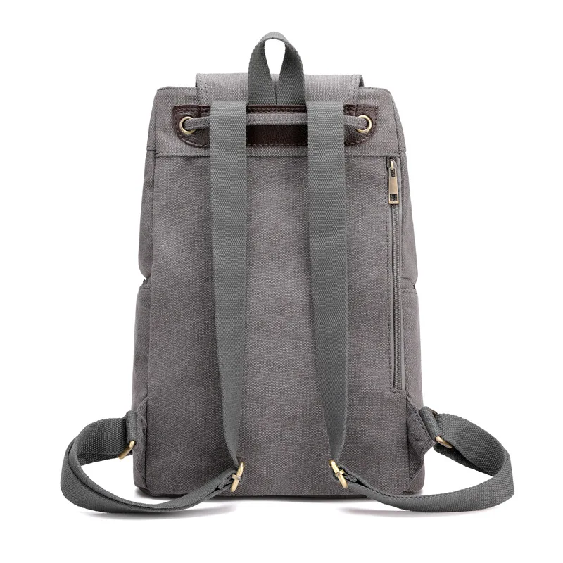Повседневный холщовый рюкзак KVKY для девушек Многофункциональный школьный ранец