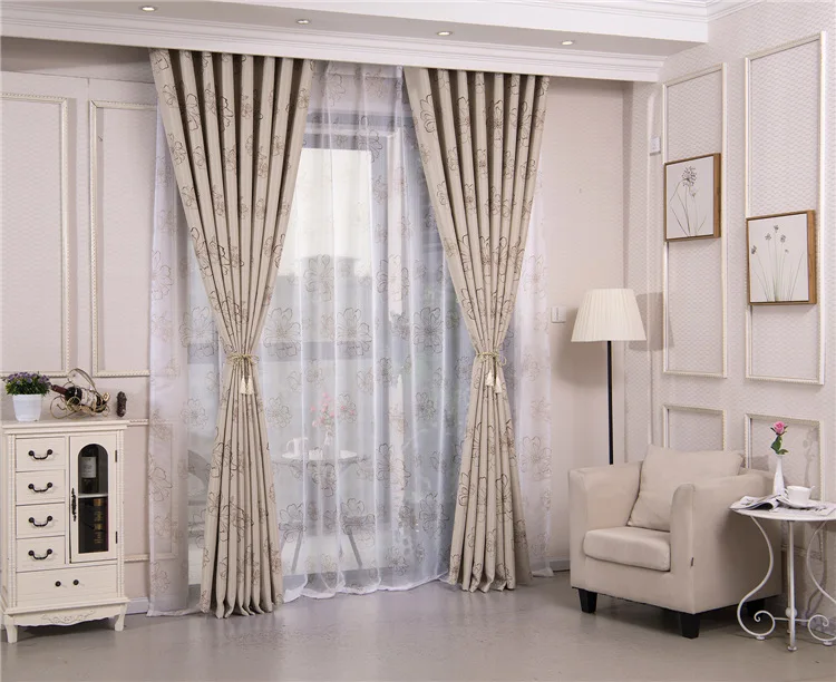 Занавеска s для гостиной столовой спальни полностью затемненная занавеска ткань