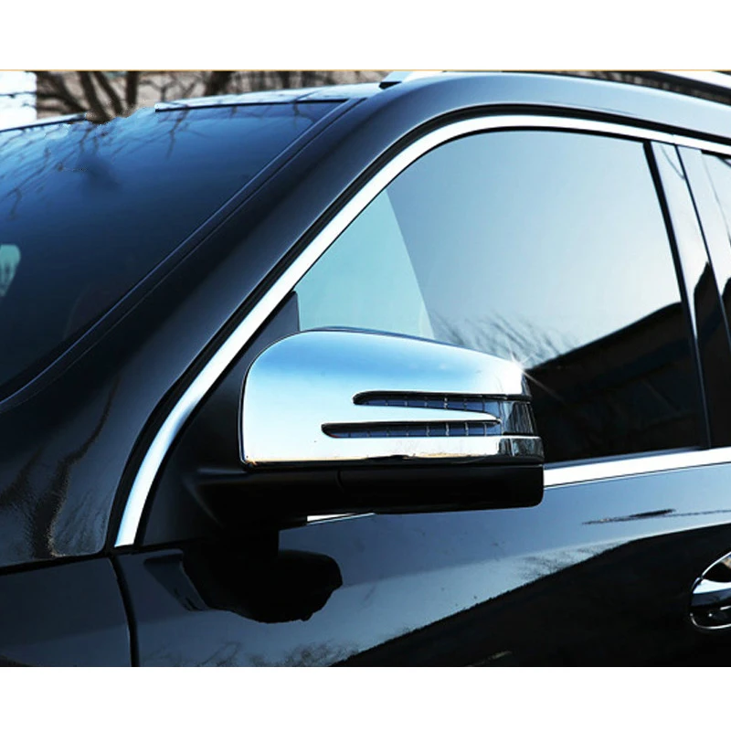 

Чехол для бокового зеркала заднего вида для Mercedes W166 C292 X166 GLE Wagon Coupe ML GL GLS Class Chrome Аксессуары для стайлинга автомобиля