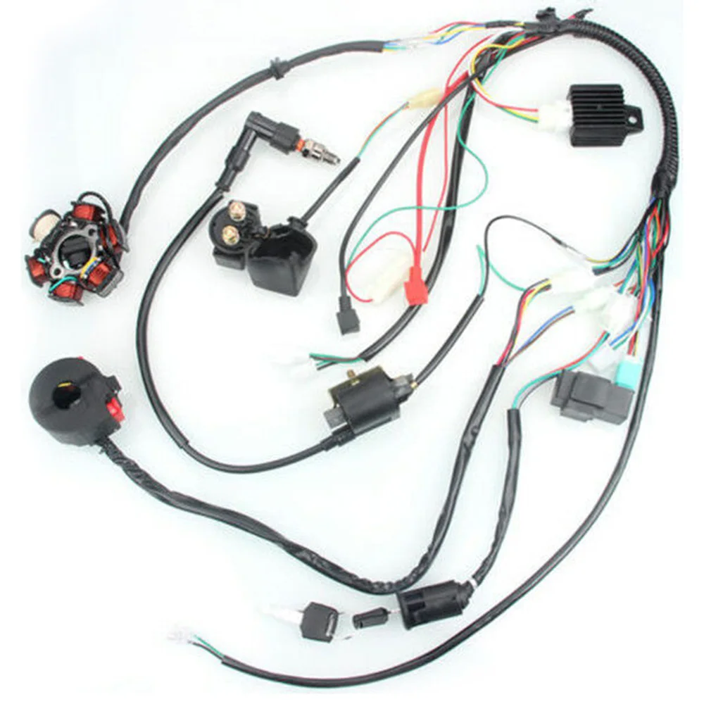 Штатив проводки CDI для 50 куб. См 70 90 110 125 полный жгут проводов мини-квадроциклов |