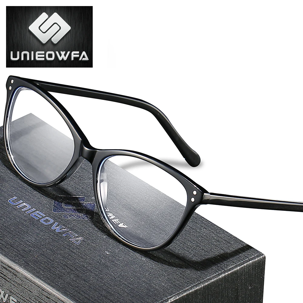 Винтажная ацетатная оправа для очков коррекции близорукости женская брендовая в