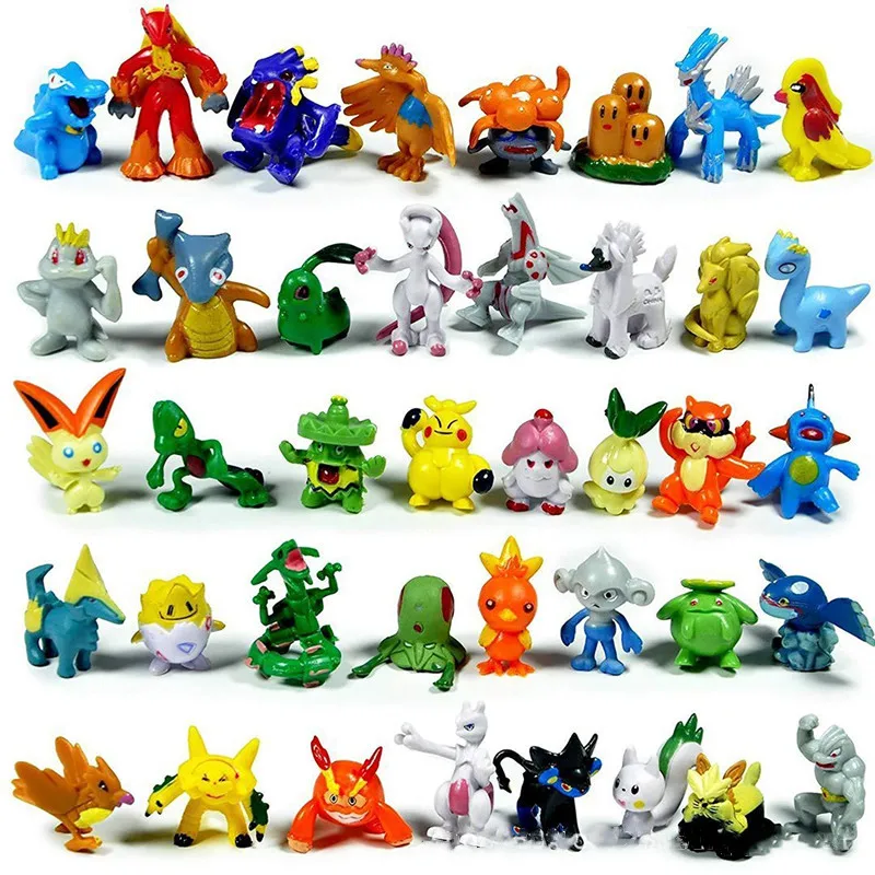 24/144 Takara Tomy Pokemon 2 4 см является допустимой Подвижная кукла игрушечная мини модель