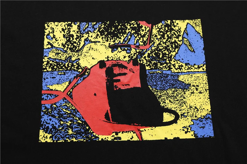 

2021 Men's and Women's Fashion New Street Fashion Spring and Summer Couples Round Neck Printing Loose Short-sleeved T-shirt