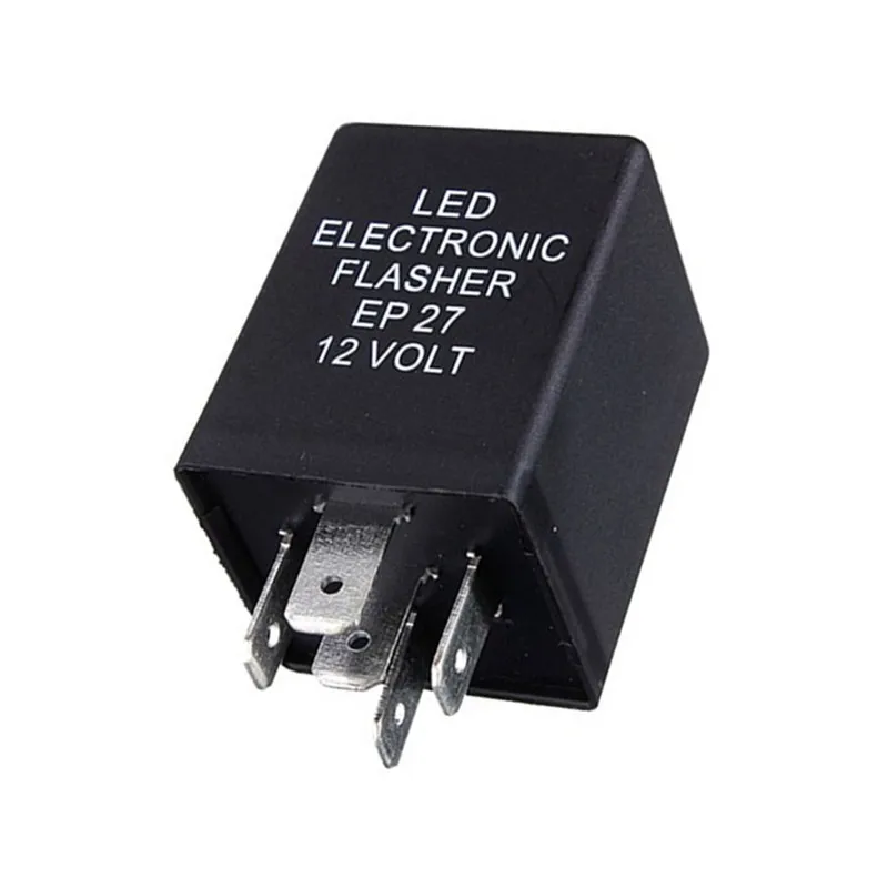 5 pins Universal 12V Car LED Flasher Relay EP27 Electronic Turn Signal Light Blinker Accessories | Автомобили и мотоциклы