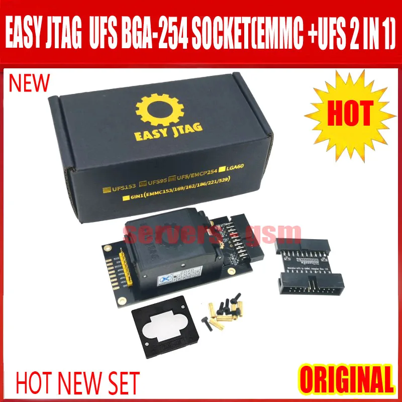 Новинка 2021 оригинальная розетка Easy Jtag UFS адаптер EMMC 254 с детской системой|Детали