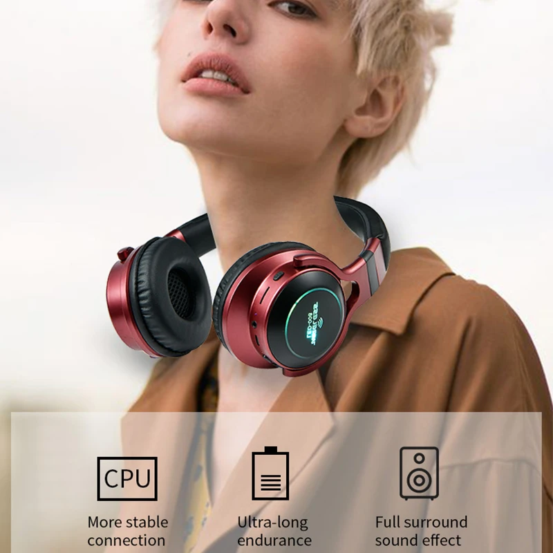 Беспроводной светильник излучающий головную bluetooth гарнитуру светодиодный для