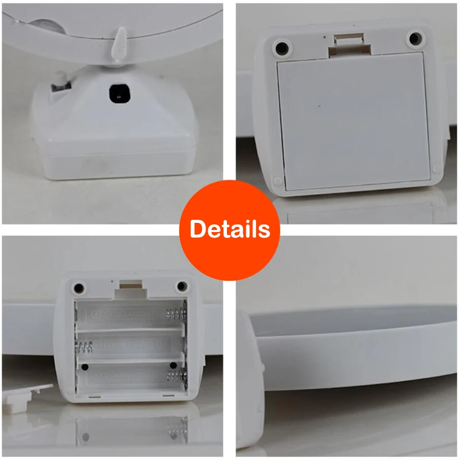Волшебная многофункциональная фоторамка зеркало с DC5V USB светильник белая