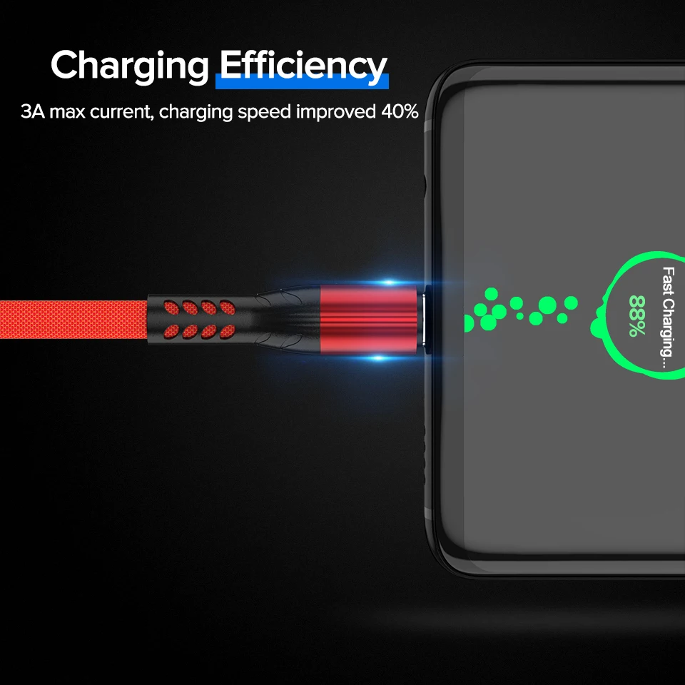 Venroii 3A Quick Charge 3,0 usb type C кабель для быстрой зарядки USBC кабель для Honor 10 type-C телефонный шнур для Xiaomi Redmi Note 7 Mi9