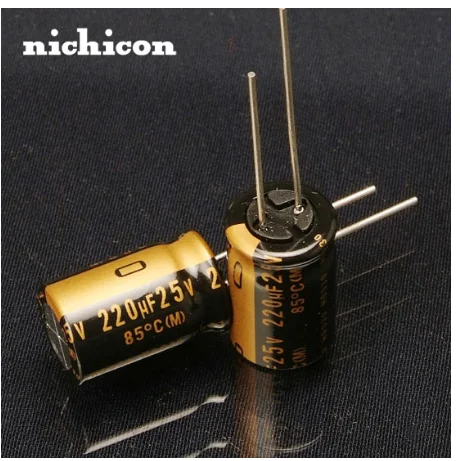 

2pcs NICHICON KZ Audio Capacitor 220uF / 25v 220UF