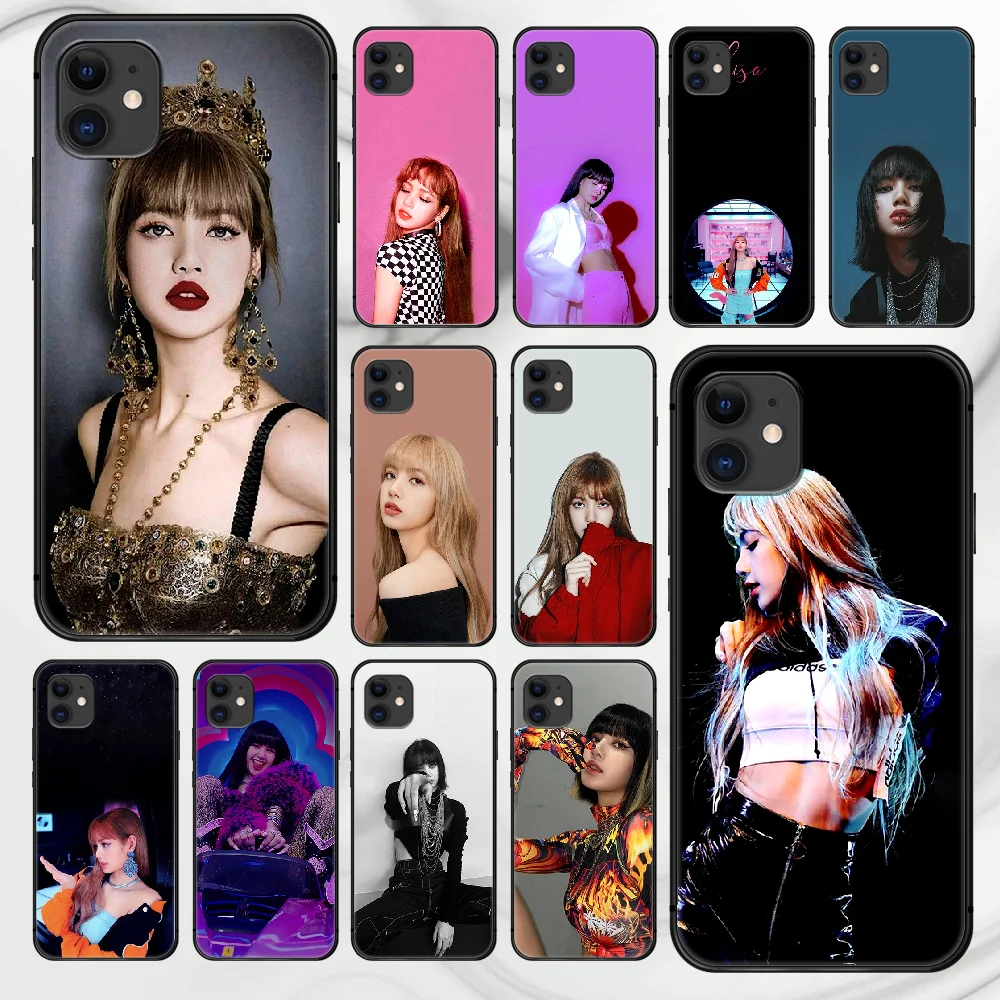 Чехол для телефона Art LISA чехол iphone 5 5s se 2020 6 6s 7 8 12 mini plus X XS XR 11 PRO MAX черный модная