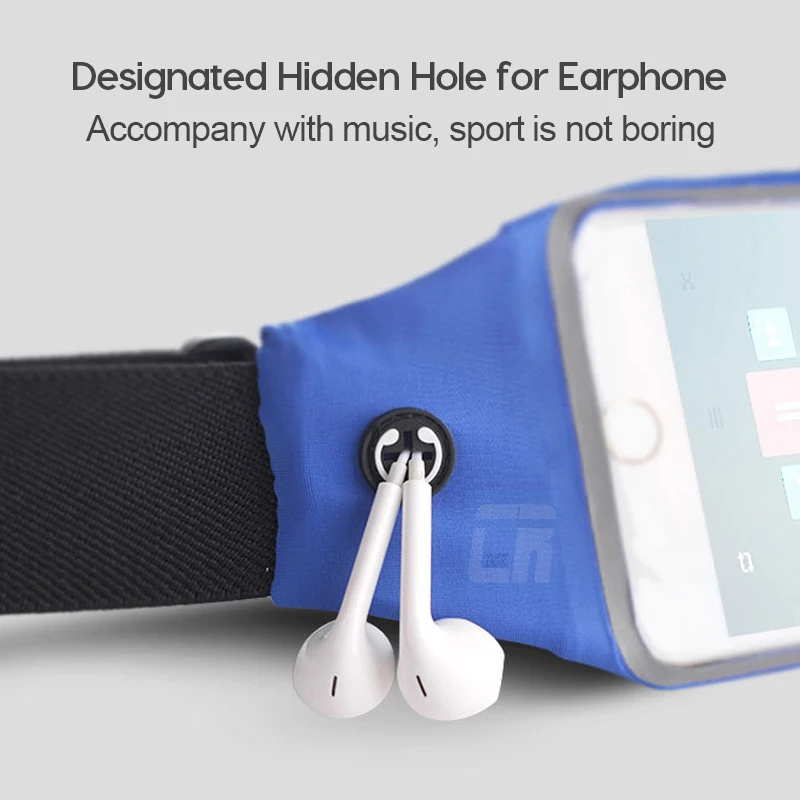 Outdoor Running Waist Bag Waterproof Mobile Phone Holder Belt Jogging Pack Bag Gym Fitness Touch Screen Bag Sport Accessories