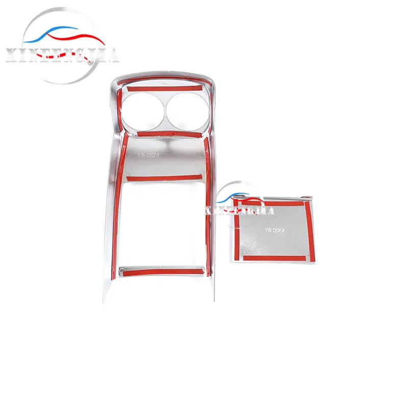 

For Mercedes-Benz A CLA Class C118 W177 19-20 Chrome Silvery Car Interior Rear Row Air Condition AC Vent Outlet Panel Trim Cover