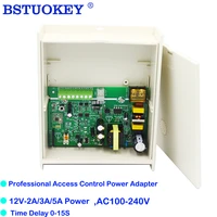 access control power adapter dc 12v 5a door system switch ac 100240v time delay electric gate lock power supply