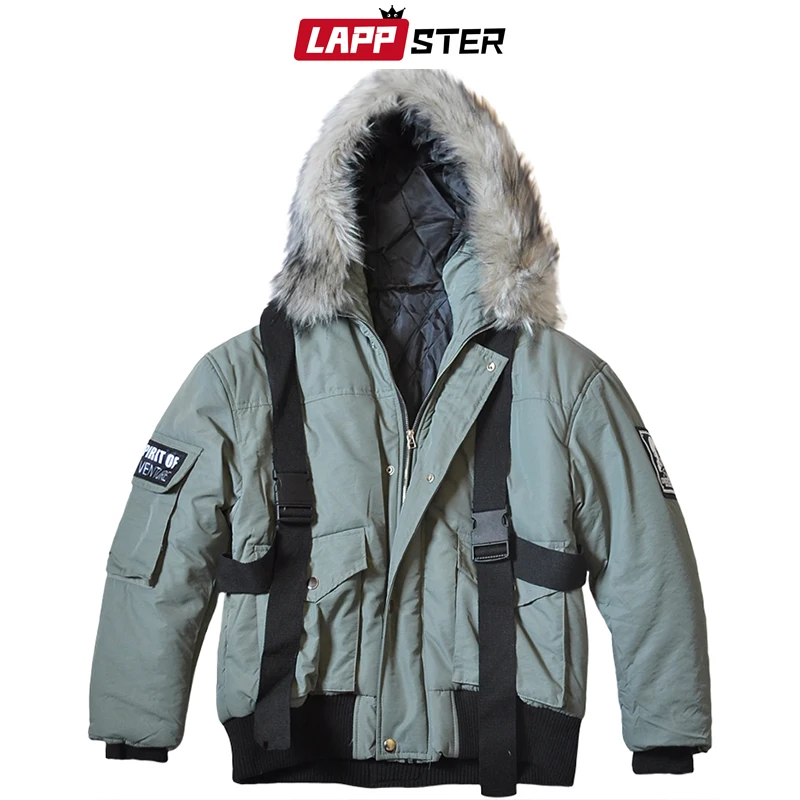 Мужская зимняя куртка LAPPSTER Японская уличная одежда парки 2020 Толстая ветровка в