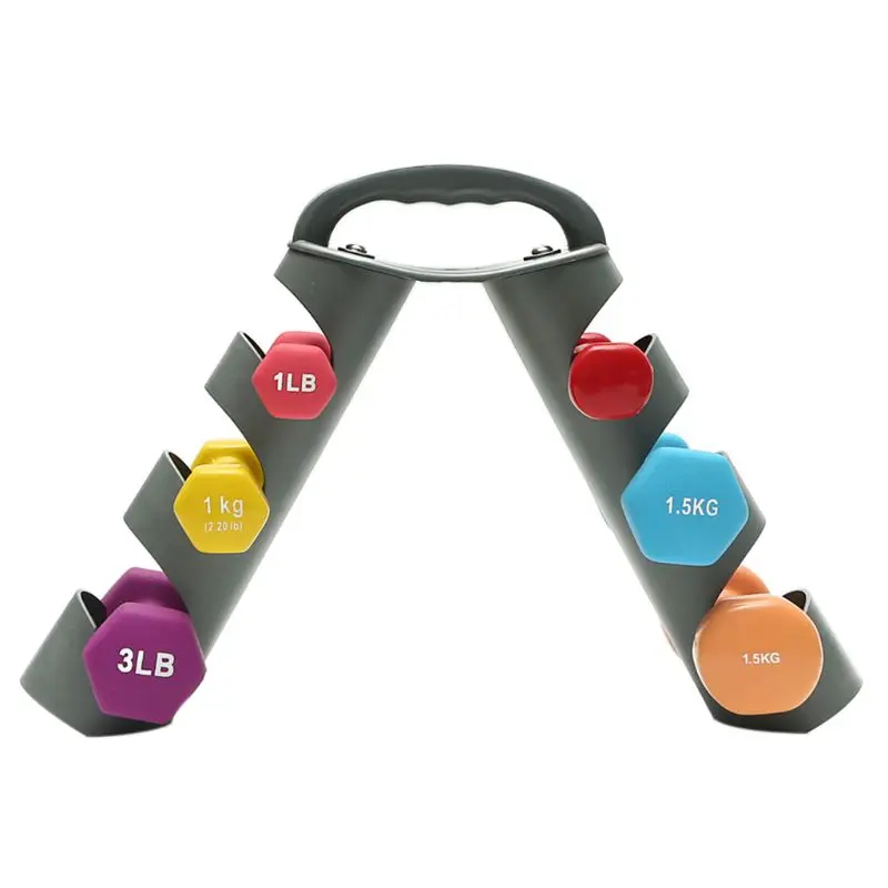 

Dumbbell Rack Compact Dumbbell Bracket Free Weight Stand for Home Gym Exercise Weight Lifting Rack Floor Bracket