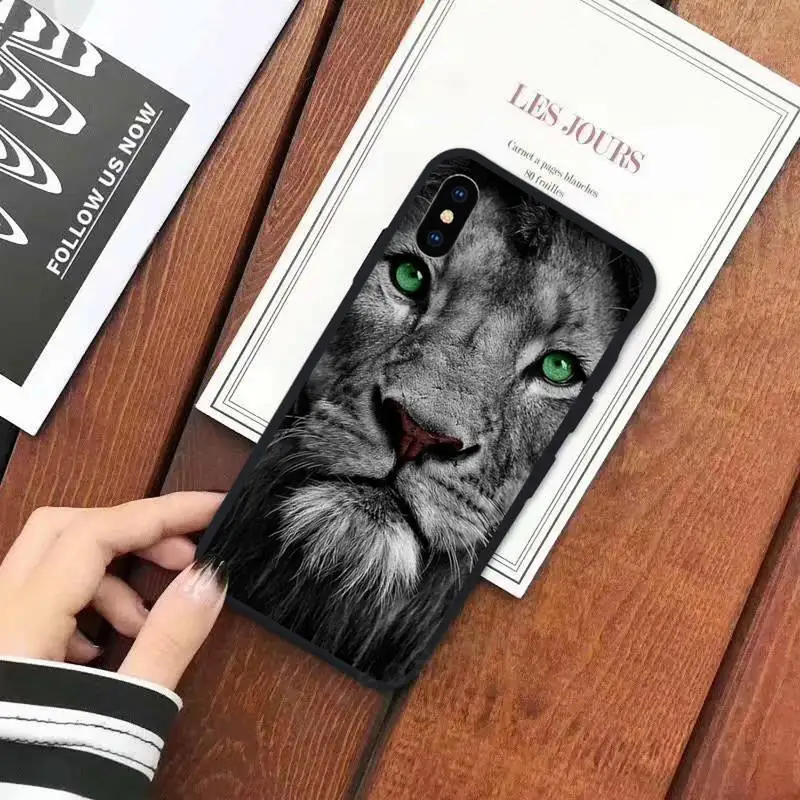 

Lion animal King of the forest Phone Case for iPhone 11 12 mini pro XS MAX 8 7 6 6S Plus X 5S SE 2020 XR