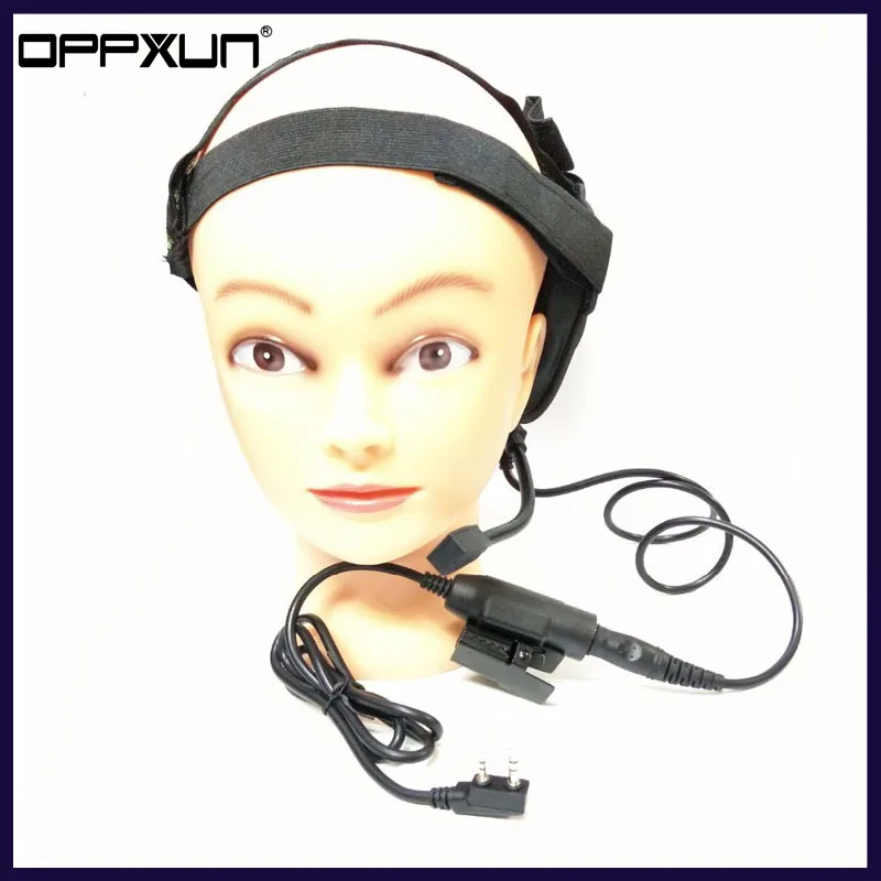 

OPPXUN HD01Z Tactical Bowman Elite II headset uses U94 PTT for Kenwood Baofeng UV-82 UV-5R BF-888S BF-F9 V2 + PuXing radio Parts