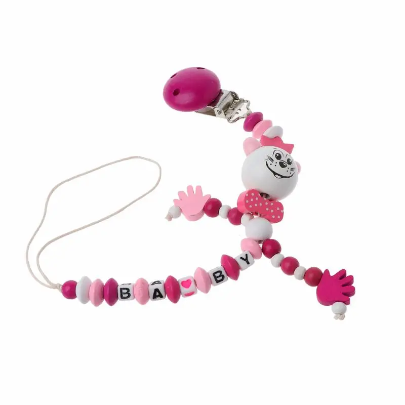 Держатель-пустышка для соски из натурального органического бука 1 шт. 32 5 см 31