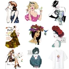 Термоклейкие нашивки для одежды, женские нашивки на одежду, модные наклейки, Аппликации сделай сам, ПВХ нашивка, гибкая плавкая переводная полоса