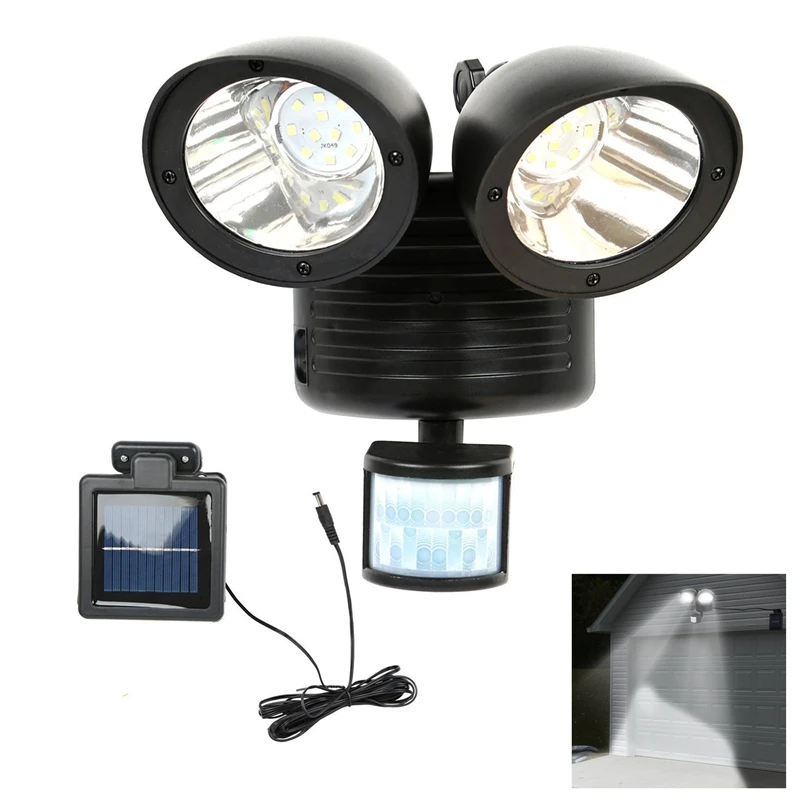 22 LED Dual Security Detector Solar Spot Light Motion Sensor Outdoor Floodlight | Лампы и освещение