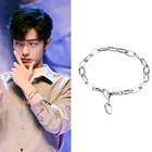 Широкий браслет в стиле панк, хип-хоп, титановая сталь, модный трендовый браслет-цепочка в стиле K-Pop с дельфином и хвостом, модное женское украшение для влюбленных