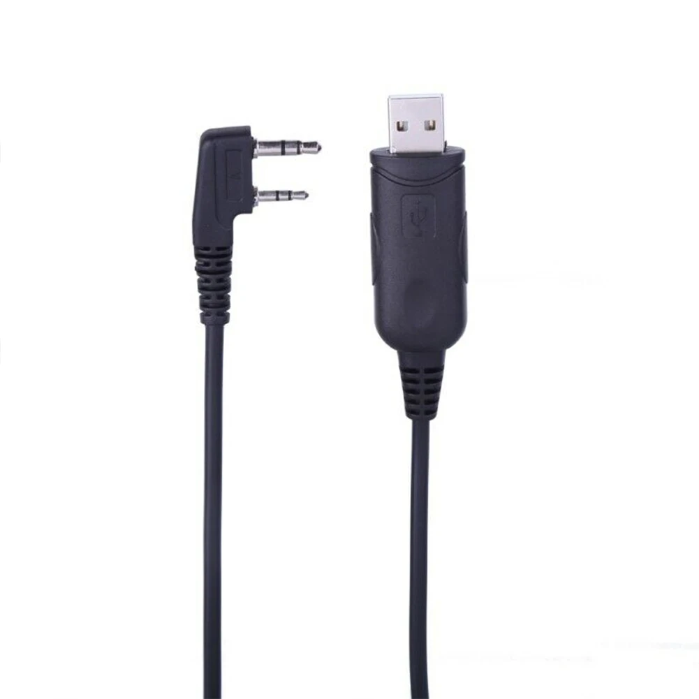 

Line Accessories Walkie Talkie Black Portable Write Practical USB Programming Cable Replacement Software CD For Baofeng UV-5R