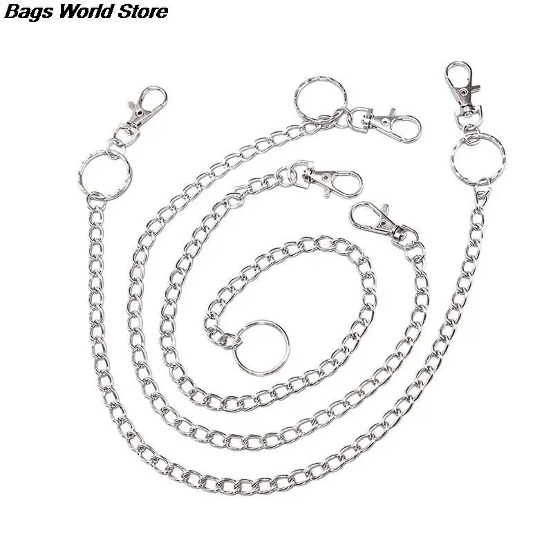 Рок Панк длинный металлический кошелек цепочка на ремень для брюк брюки-хипстер