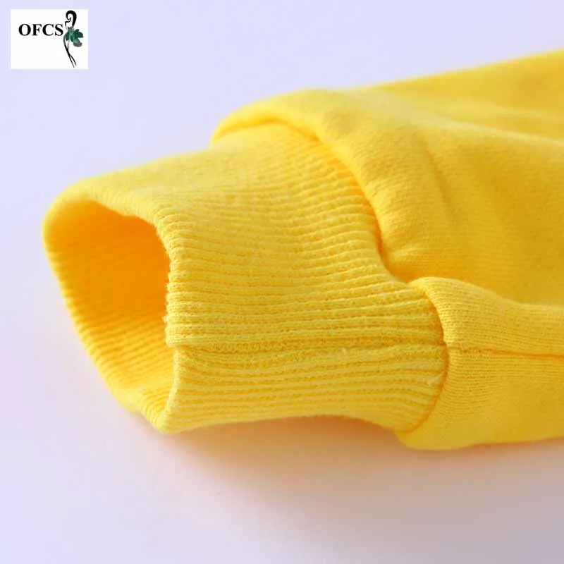 OFCS Brand Boys Girls Hoodies Clothes Children Winter Thick Sweatshirts Toddler Casual Long sleeve Fleece Kids Plus velvet Tops | Мать и