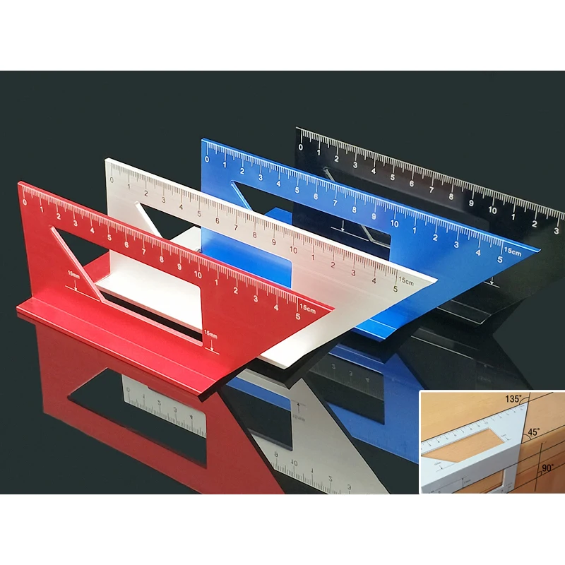 Многофункциональный квадратный стол из алюминиевого сплава угол 45/90 градусов