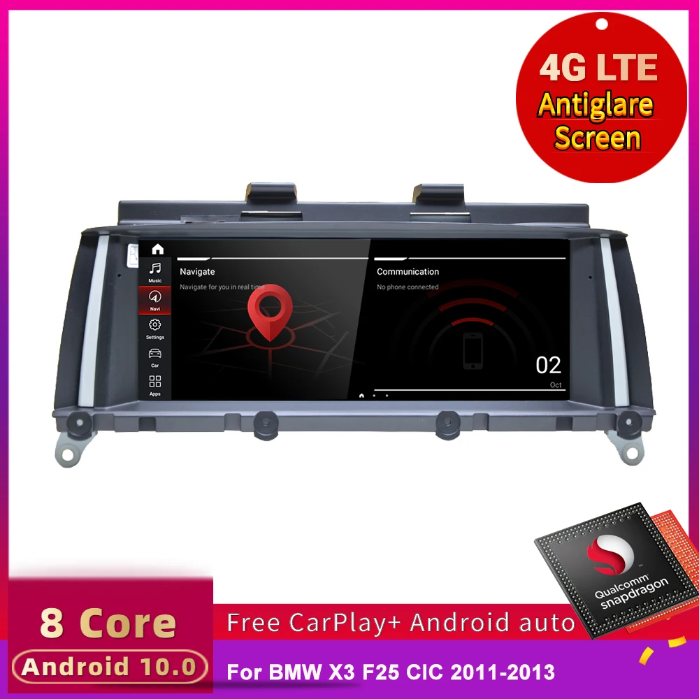 Антибликовый экран 4 + 64G android 10 0 8 ядерный Автомобильный мультимедийный dvd плеер