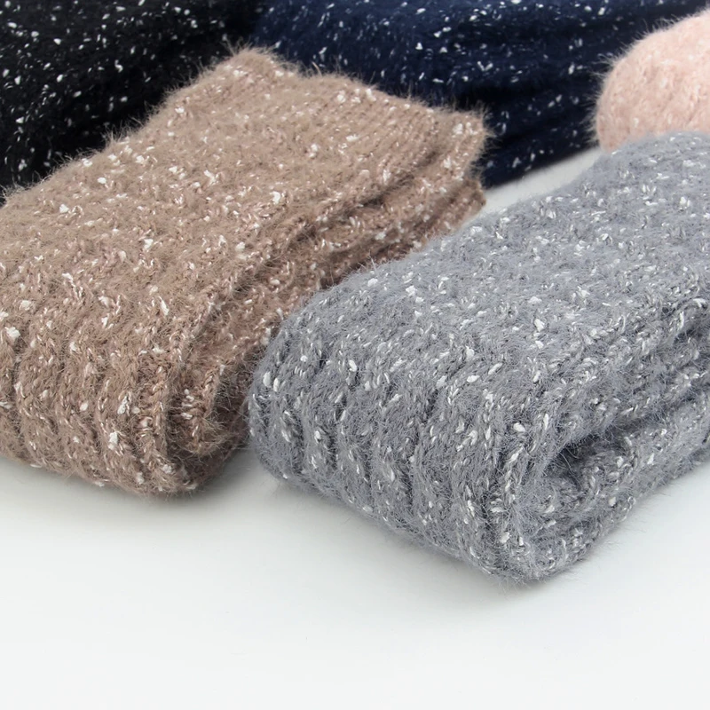 

New Women Solid Color Dot Leg Warm Wool Heaters Girls Winter Socks Boot Cuffs Loose Twist Gaiters Ladies Winter Leggings LWB002