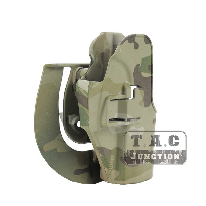 

Tactical CQC Serpa Pistol Holster Concealment Quick Right Hand Waist Paddle Belt Loop Pistol Carry Pouch For H&K USP Compact