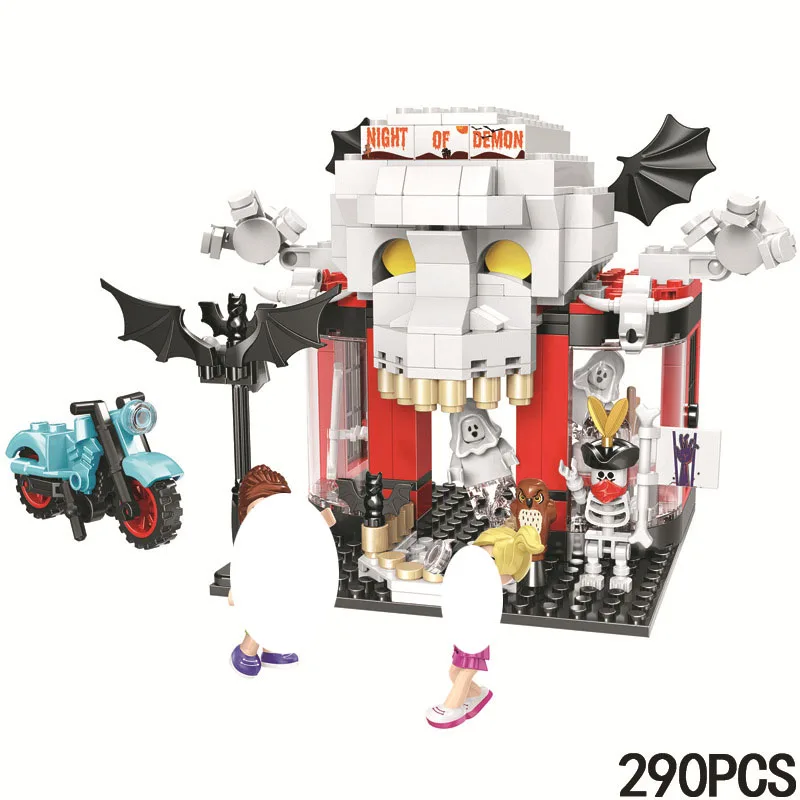 Новинка 2020 поразительный дом с привидениями от WEILE Friends наборы строительных