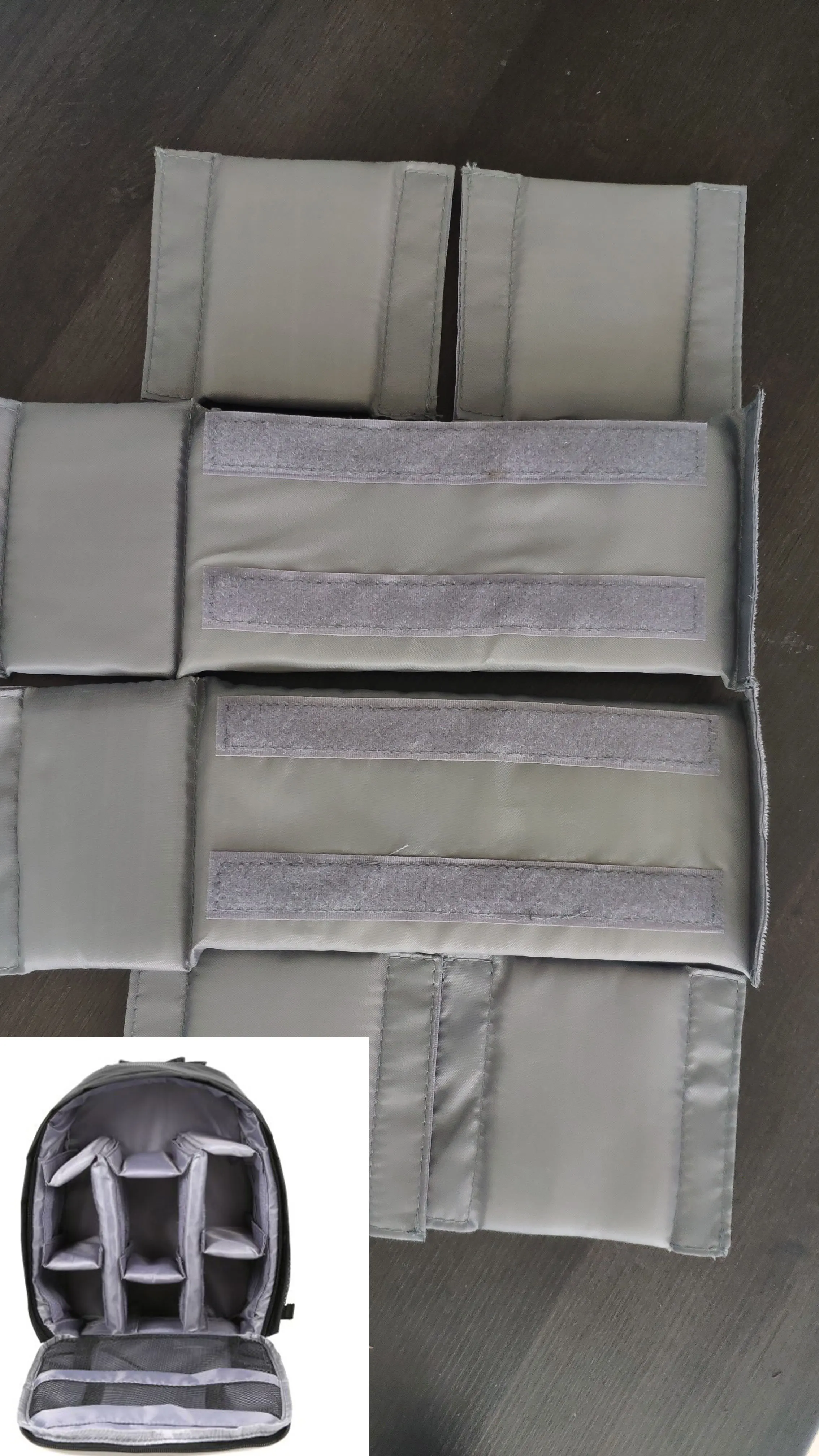 Пара разделителей для фотоаппарата сменный блок рюкзак отделения dslr-камеры |