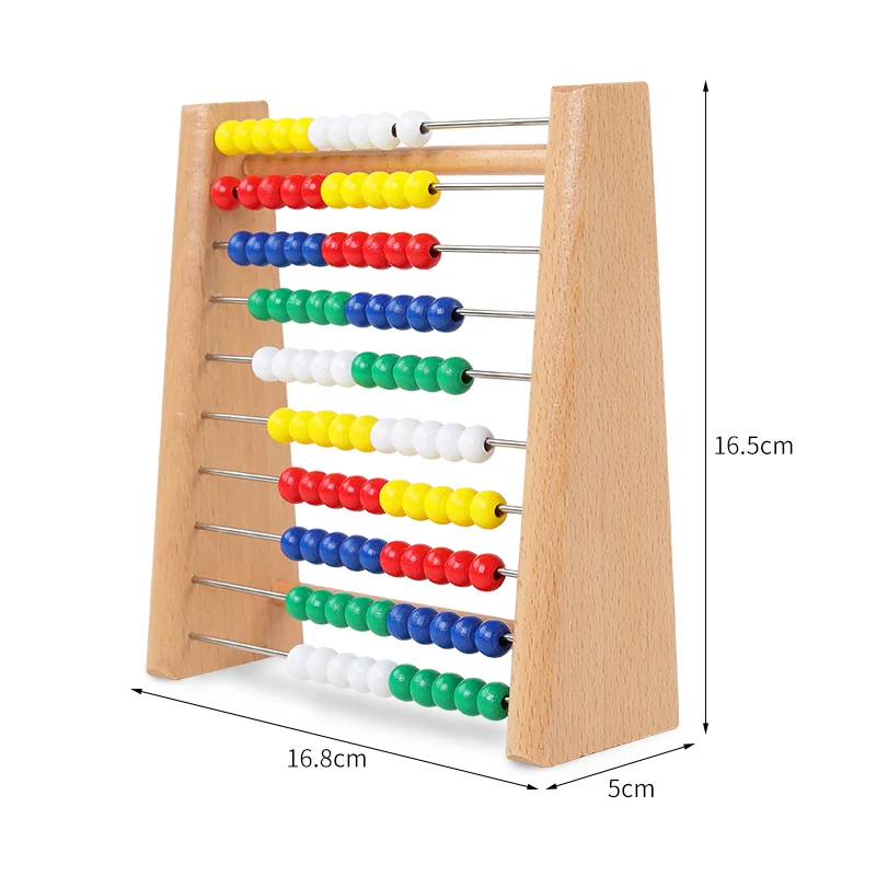 Wooden Abacus Baby Math Toys Mathematics Calculation Frame Early Learning Montessori Educational For Children | Игрушки и хобби