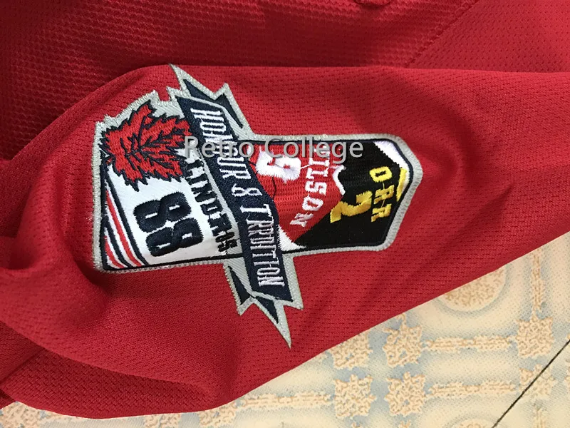 

Oshawa Generals 2 bobby orr red MEN'S Hockey Jersey Embroidery Stitched Customize any number and name