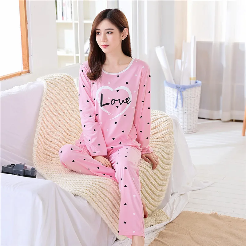 

Lovely Avocado Pattern Pajamas Cartoon Cute Short Home Wear Hot Sale Femme Underwear Pijamas Sleepwear Sets For Women