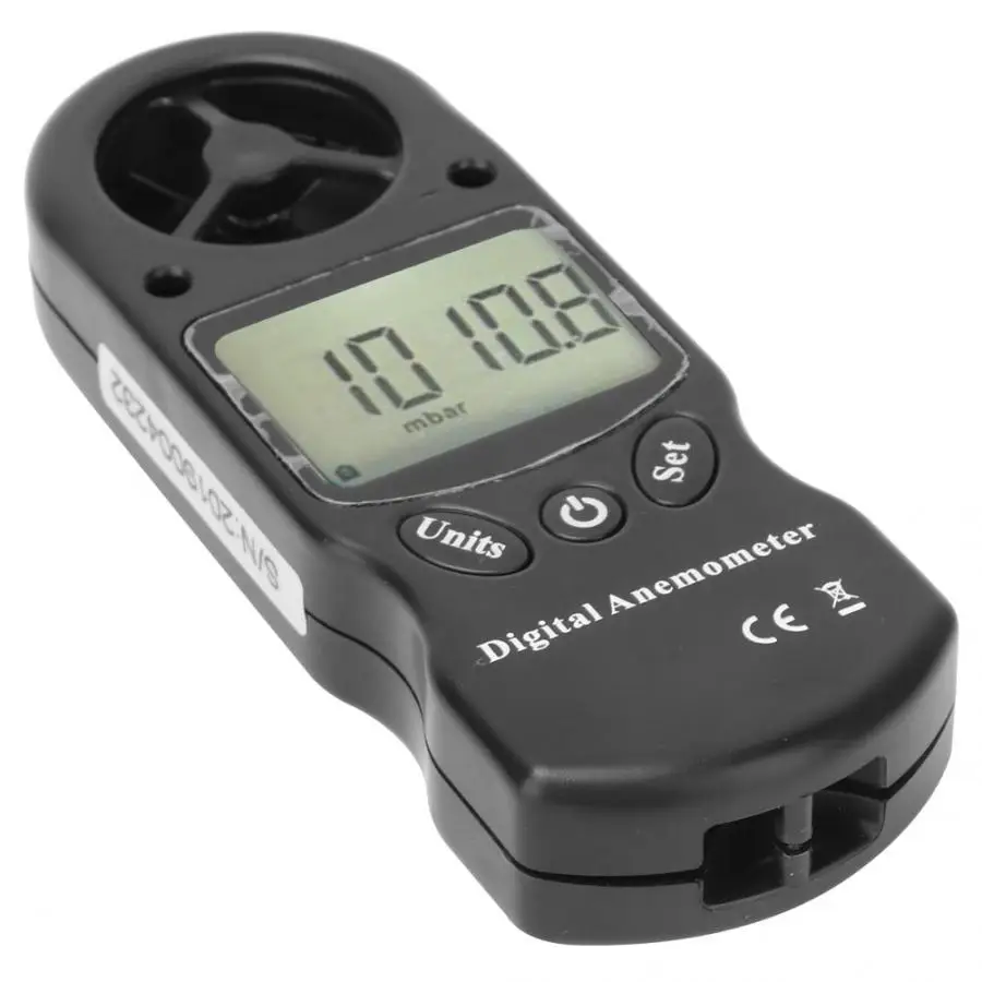 Мультифункциональный портативный цифровой анемометр Anemometro 8 в 1 ручной