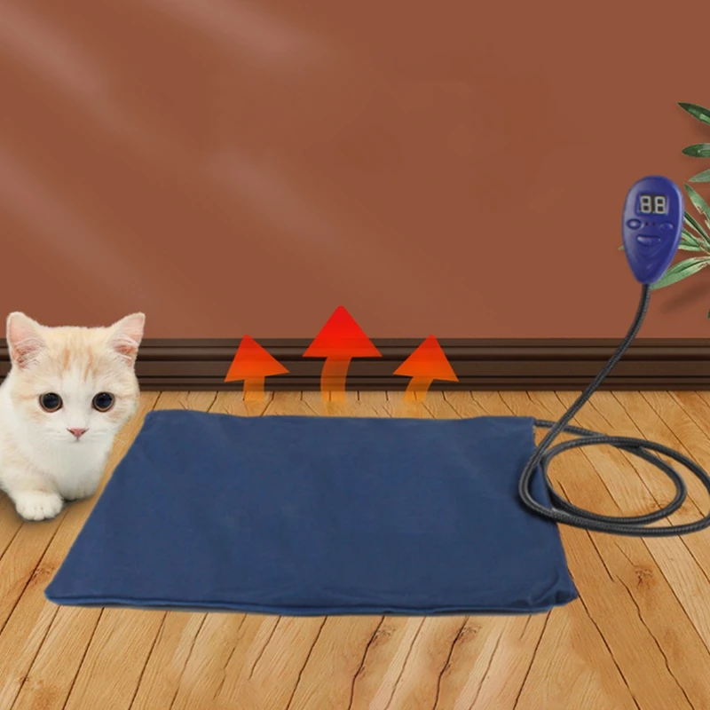 

Электрический питомец нагревательный коврик одеяло с подогревом кошачий обогреватель для собак коврик Зимний водонепроницаемый
