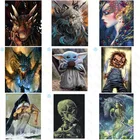 Sapported Дракон Акула алмазная живопись круговое сверло квадратные Алмазы Искусство Вышивка крестиком Картина Современная отделка спален