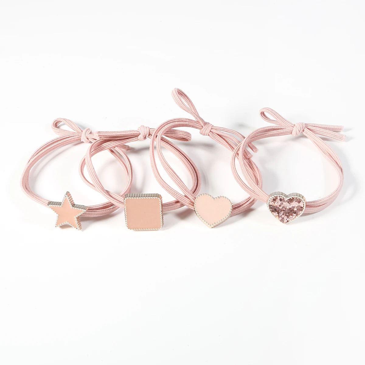 Новое поступление модные темпераментные розовые волосы веревка Сердце Звезда