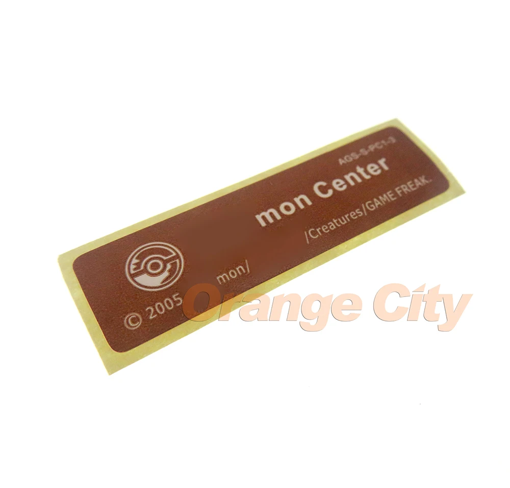 3pcs battery cover back sticker universal For Gameboy GBA GBC GBP SP Console Back Tag Custom Design Stickers Label - купить по