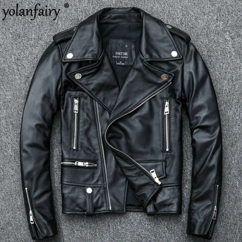 Женская кожаная куртка весна осень пальто из натуральной овечьей кожи